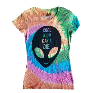 Alien Tie Dye Medium Shirt NWOT